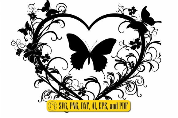 Cricut Floral Heart Butterfly SVG Review