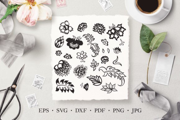 Floral Botanical Elements SVG Bundle Review