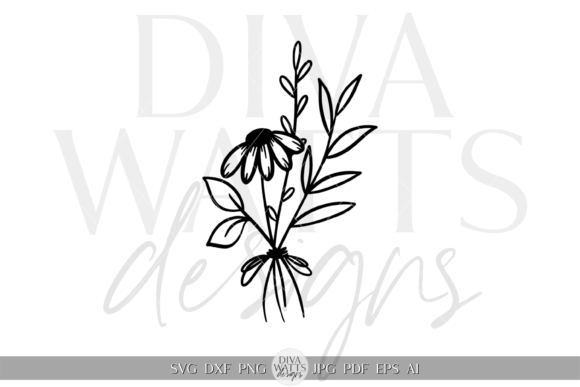 Floral Bunch Illustration SVG: Real-World Embroidery Review
