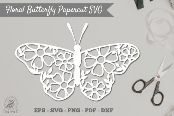 Floral Butterfly Papercut SVG 3 Review