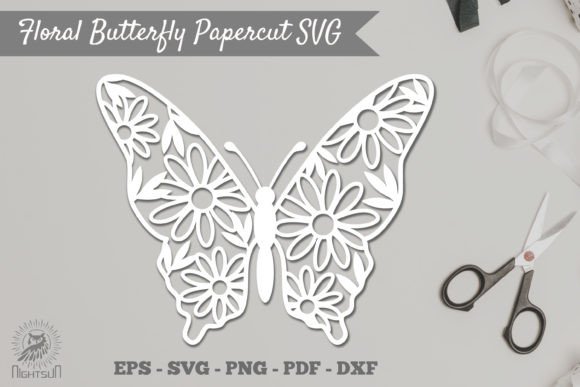 Floral Butterfly Papercut SVG 5 Review