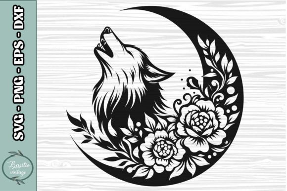 Floral Crescent Moon SVG Clipart 14: A Designer's Review