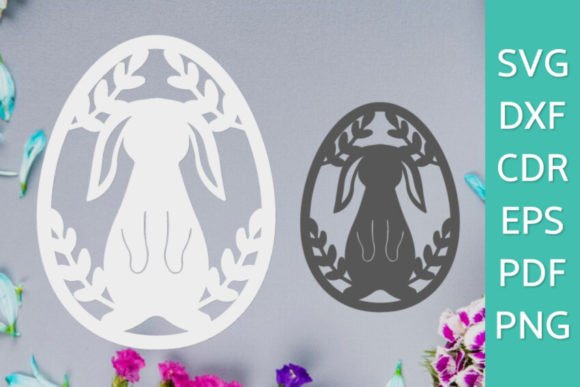 Floral Easter Egg Svg Easter Bunny Svg Review