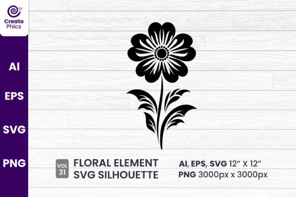 Floral Element Silhouette Sublimaation Review