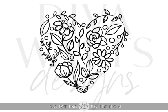 Floral Heart Illustration SVG: A Designer's Real-World Review