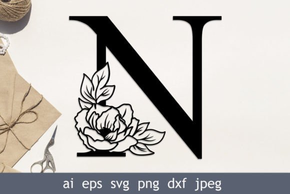 Floral Letter N Svg, Flower Alphabet: A Designer's Real-World Review