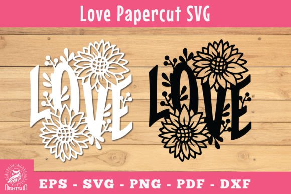Floral Love Papercut SVG 10 Review
