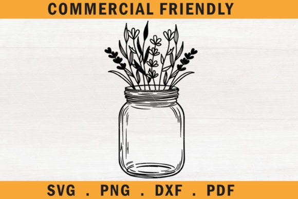Floral Mason Jars Svg,flower Mason Jar 8 Review