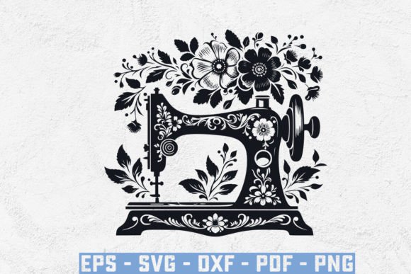 Floral Sewing Machine Svg,Sewing Svg: A Designer's Review