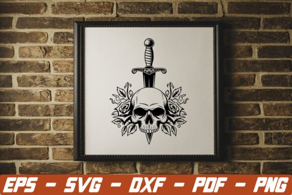 Floral Skull Dagger SVG: A Real Embroidery Review
