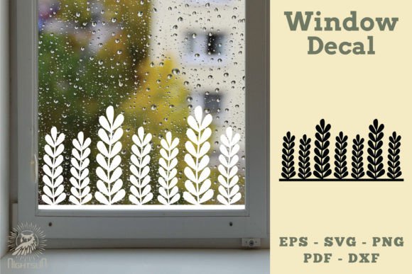 Floral Window Decal SVG 1 Review